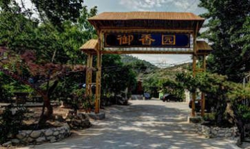 泰安市泰山景區御香園全景圖