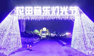 花田音樂燈光節全景圖